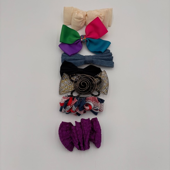 Handmade Accessories - Vintage Handmade Colorful Hair Accessories Set